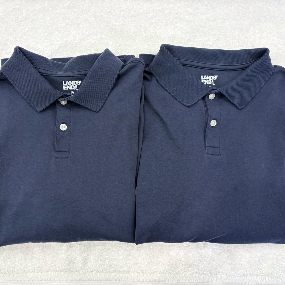 Lands' End Kids' Navy Polo Shirts